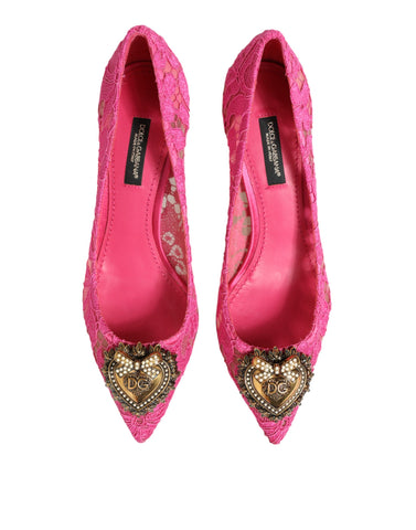 Pink Taormina Lace DEVOTION Pumps Shoes