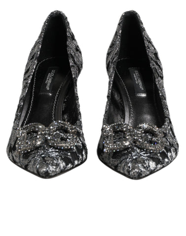 Silver Lace DG Amore Heels Pumps Shoes