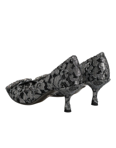 Silver Lace DG Amore Heels Pumps Shoes
