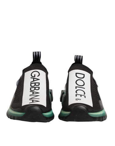 Czarne, wsuwane buty sportowe Sorrento dla mężczyzn