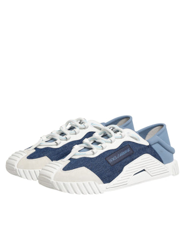 Wielokolorowe bawełniane niskie trampki NS1