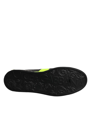 Czarne, niskie trampki męskie z logo Crown