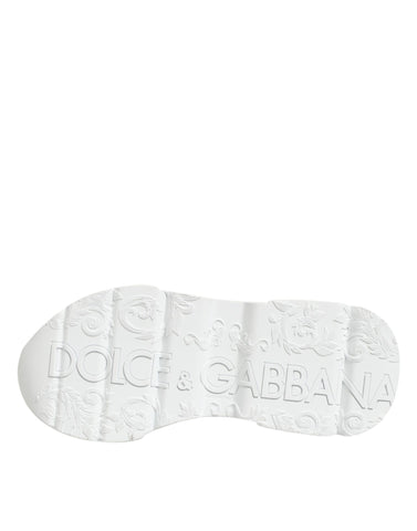 White Leather Daymaster Low Top Sneakers Shoes