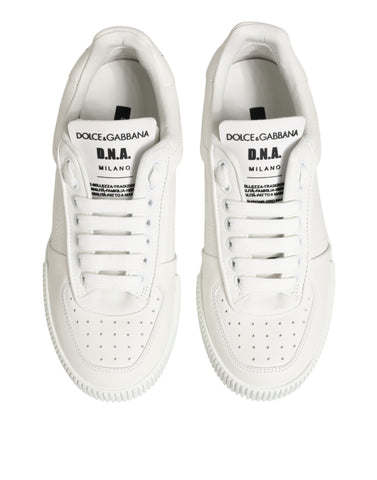 White Leather MIAMI Low Top Sneakers Shoes
