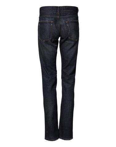 Dark Blue Watch GOLD Men Skinny Denim Jeans