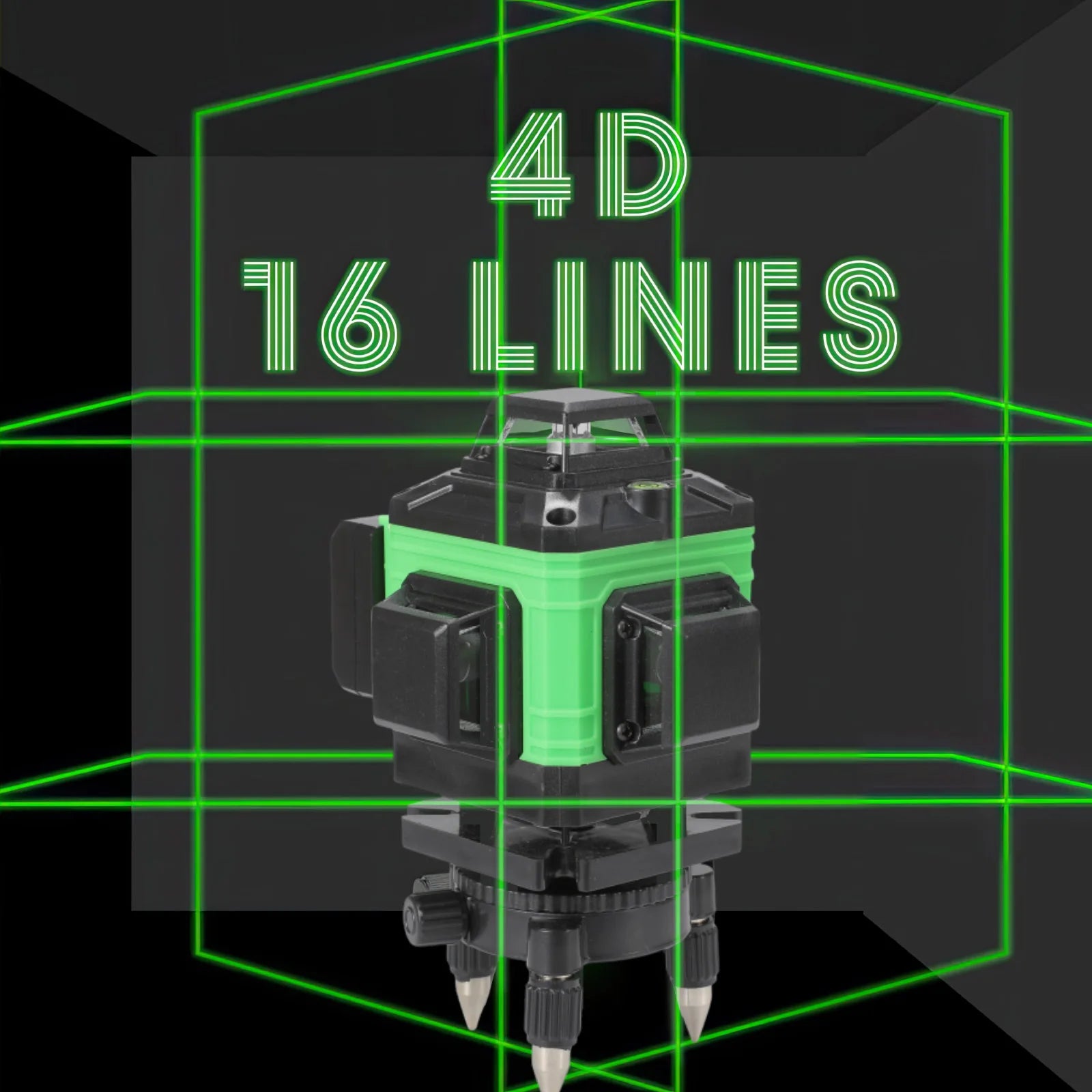 Poziomica laserowa 3D/4D 12/16 linii 360° z funkcją samopoziomowania i statywem Drugie zdjęcie produktu