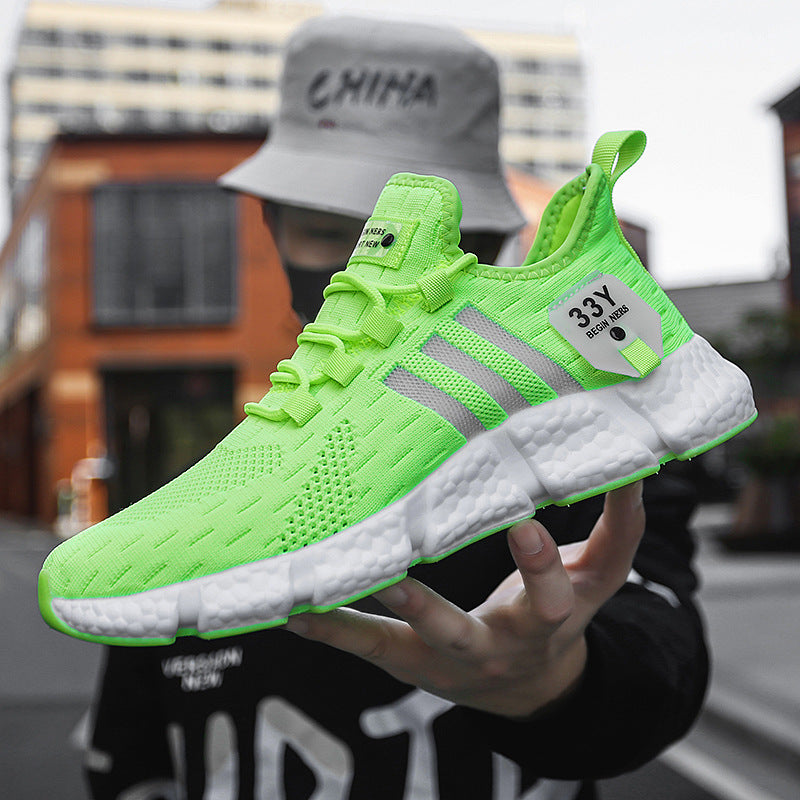 Buty męskie, buty sportowe, buty letnie, buty do biegania, oddychające buty do biegania z dzianiny Drugie zdjęcie produktu