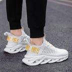 Unisex oddychające sneakersy do biegania – lekkie casualowe buty sportowe