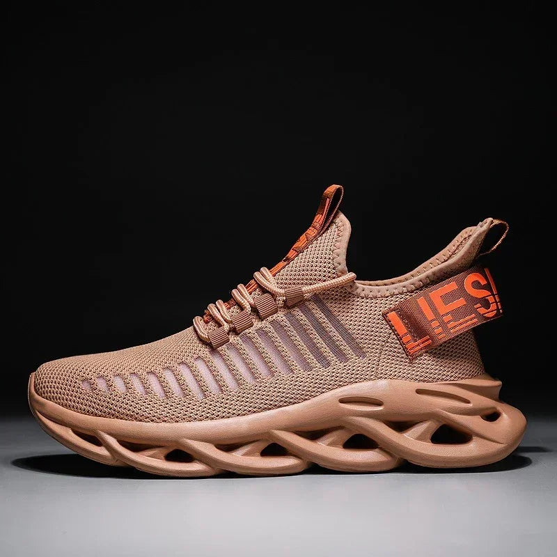 Unisex oddychające sneakersy do biegania – lekkie casualowe buty sportowe