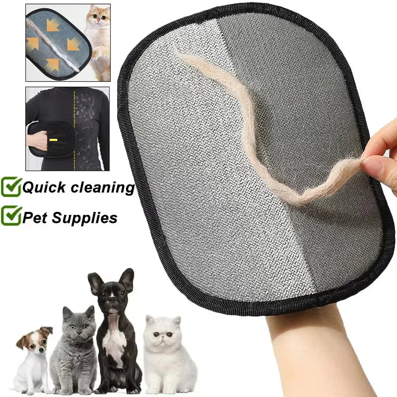 Guante reutilizable para eliminar pelo de mascotas en ropa y muebles Imagen principal del producto