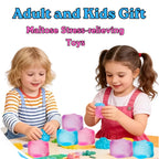 Zabawka antystresowa NeeDoh Jellyfish & Cube Squishy