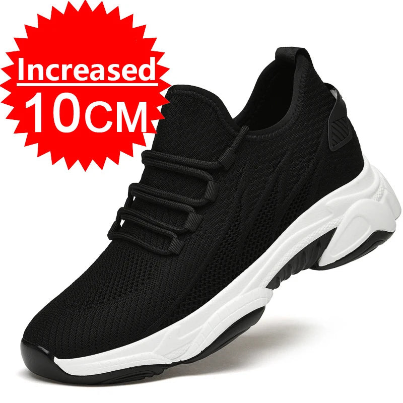 Men’s Height Increasing Sneakers – 10cm 8cm 6cm Elevator Casual Shoes