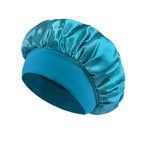 Dames satijnen haar bonnet – zijden slaapmuts met elastische band