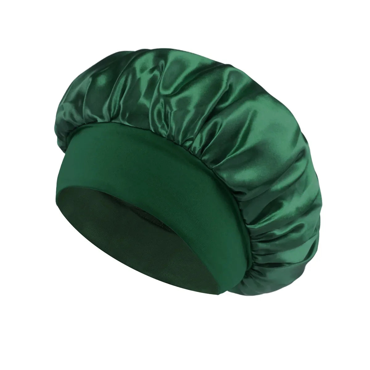 Dames satijnen haar bonnet – zijden slaapmuts met elastische band