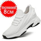 Men’s Height Increasing Sneakers – 10cm 8cm 6cm Elevator Casual Shoes
