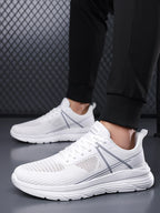 Męskie oddychające siateczkowe buty do biegania – lekkie, antypoślizgowe sneakersy sportowe
