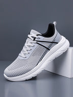 Męskie oddychające siateczkowe buty do biegania – lekkie, antypoślizgowe sneakersy sportowe