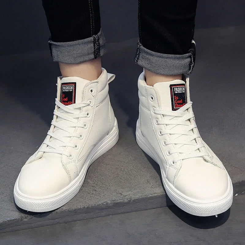 Męskie oddychające casualowe buty sportowe – lekkie sneakersy w stylu koreańskim