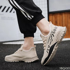 Męskie sneakersy z grubą podeszwą zwiększające wzrost – casualowe buty sportowe na sznurowadła