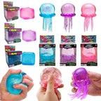 Zabawka antystresowa NeeDoh Jellyfish & Cube Squishy