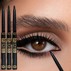 Lápiz delineador negro impermeable y a prueba de manchas – Fórmula cremosa de larga duración para un maquillaje de ojos audaz y resistente al sudor