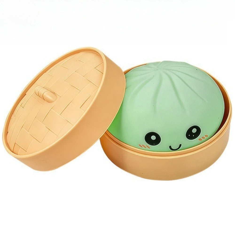 Kolorowa zabawka antystresowa Dumpling Squishy – powoli rosnąca piłka do dekompresji