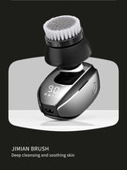 Elektryczna maszynka do głowy i brody 6 w 1 dla łysych mężczyzn – 7D pływająca maszynka z wyświetlaczem LED i ładowaniem USB