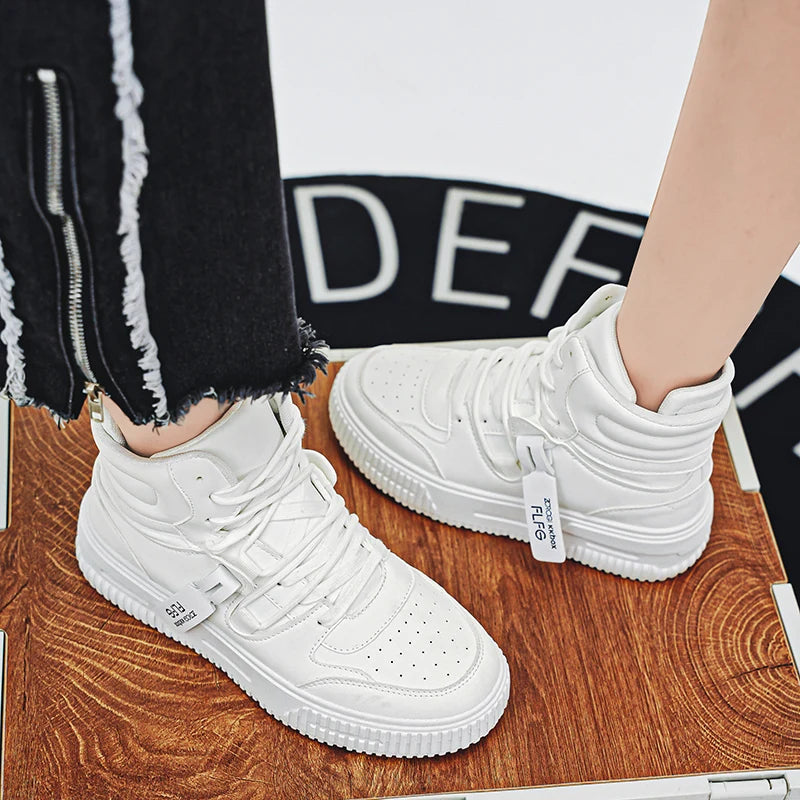 Miejskie wysokie casualowe sneakersy dla mężczyzn i kobiet