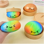 Kolorowa zabawka antystresowa Dumpling Squishy – powoli rosnąca piłka do dekompresji