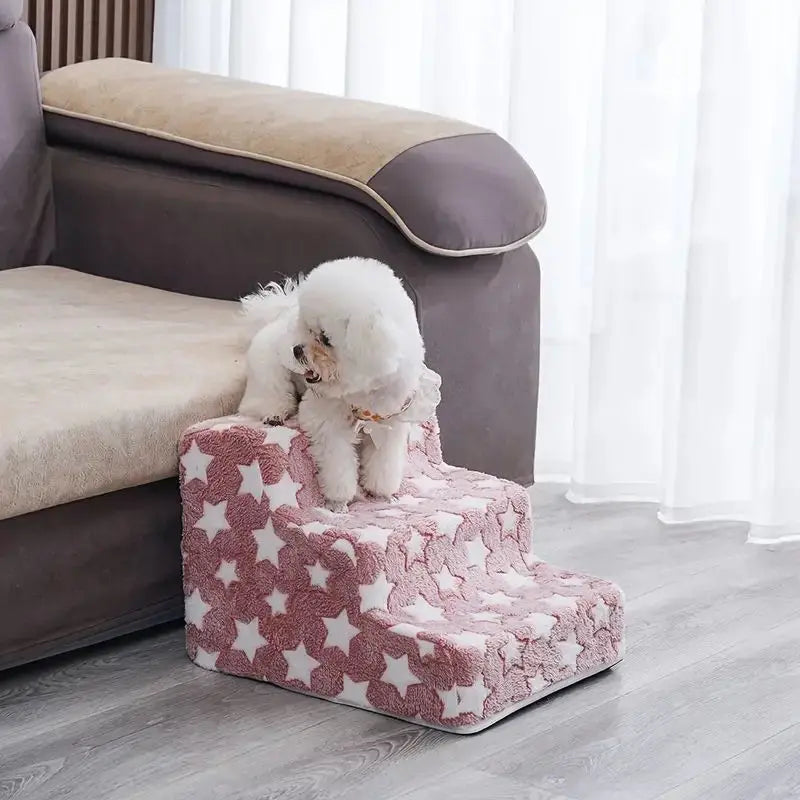Rampa de Escada de Espuma Antiderrapante para Cachorros e Gatos