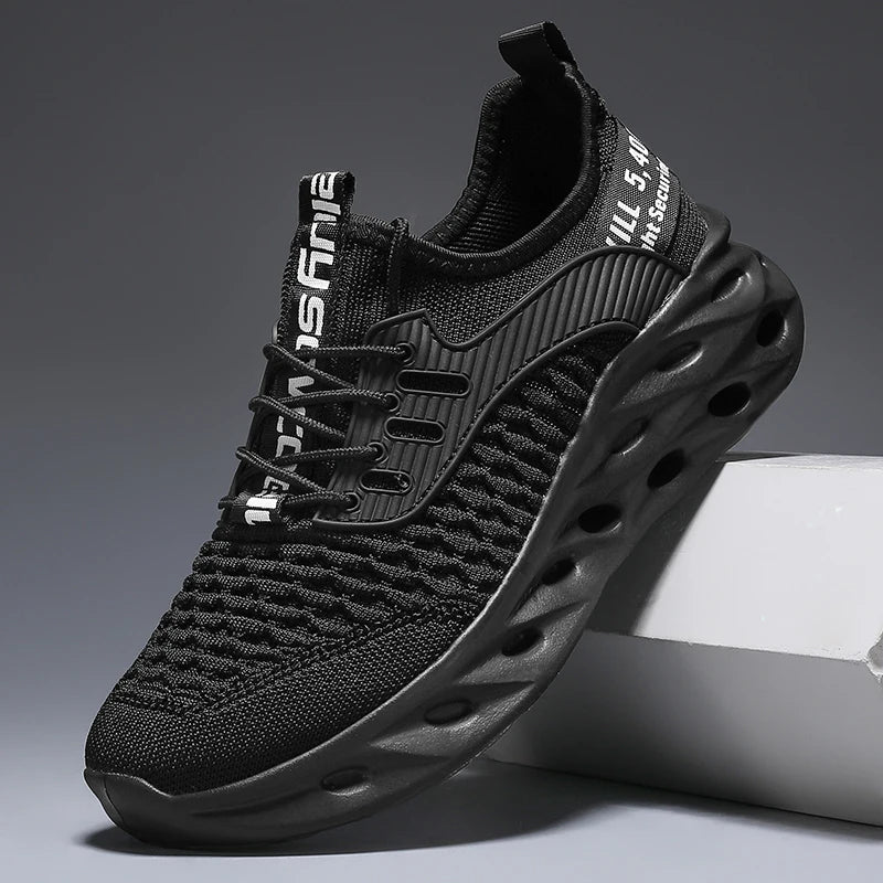 Męskie buty do biegania i chodzenia z siateczki Air Mesh – oddychające, lekkie, antypoślizgowe buty sportowe do treningu