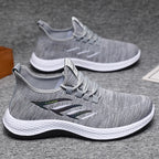 Męskie oddychające siateczkowe buty sportowe – lekkie casualowe sneakersy do biegania