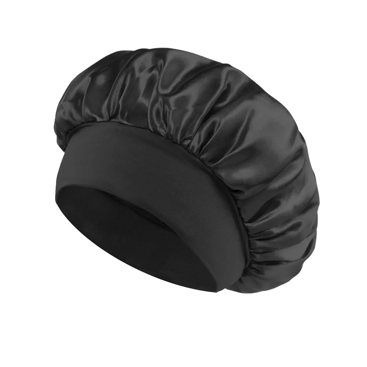 Dames satijnen haar bonnet – zijden slaapmuts met elastische band