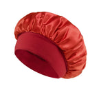 Dames satijnen haar bonnet – zijden slaapmuts met elastische band