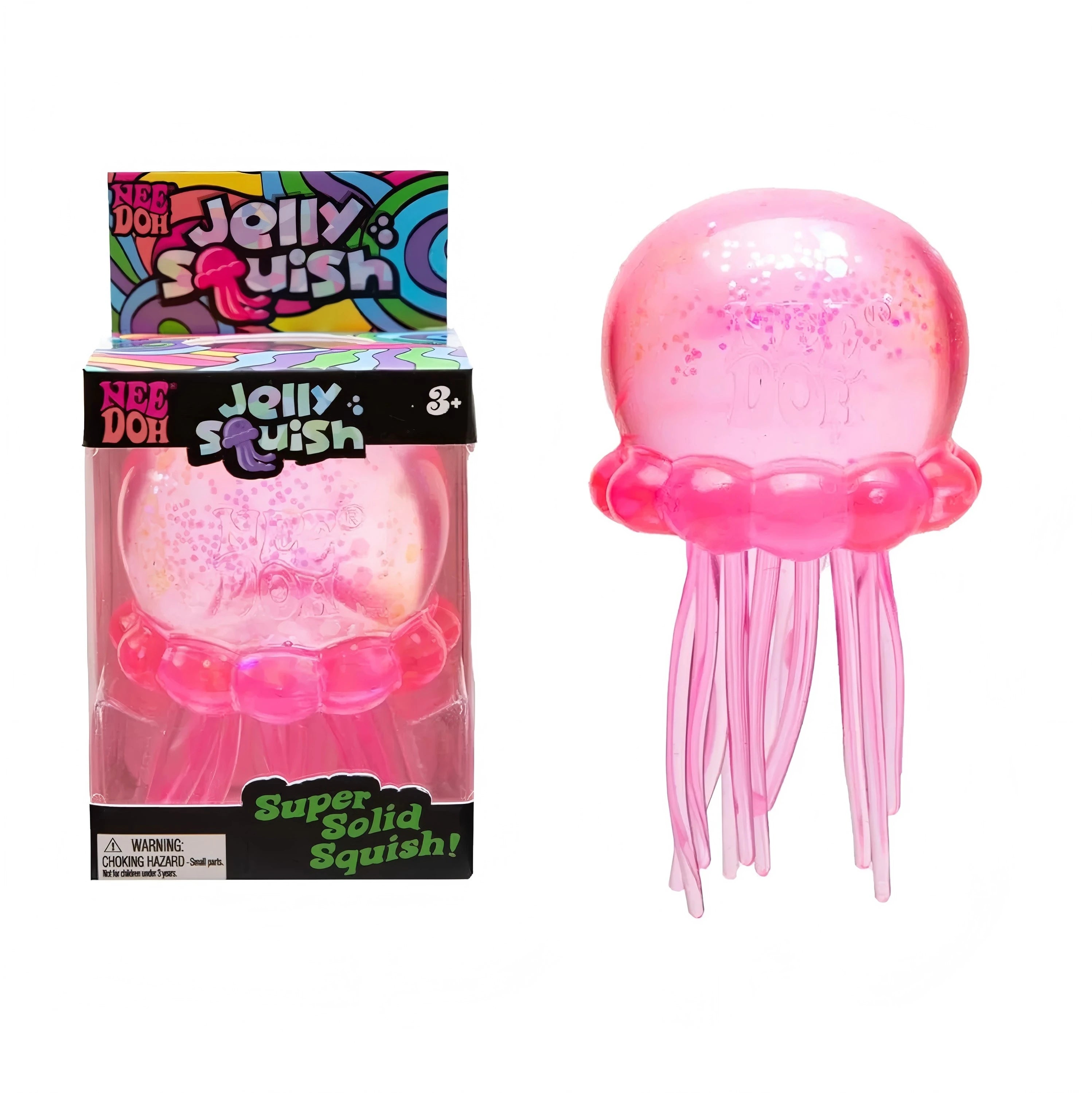 Zabawka antystresowa NeeDoh Jellyfish & Cube Squishy