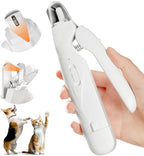 Quiet Pet Nail Grinder with LED Light for Dogs & Cats