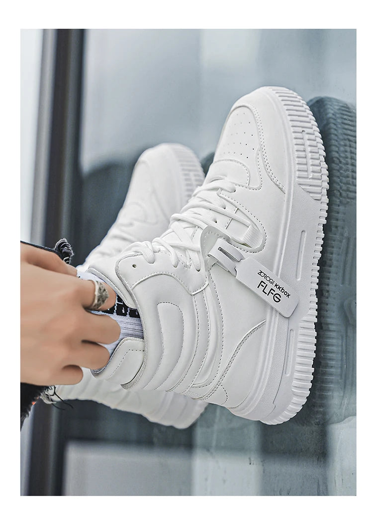 Miejskie wysokie casualowe sneakersy dla mężczyzn i kobiet