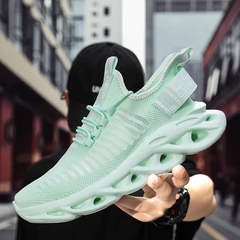 Unisex oddychające sneakersy do biegania – lekkie casualowe buty sportowe