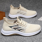 Męskie oddychające siateczkowe buty sportowe – lekkie casualowe sneakersy do biegania
