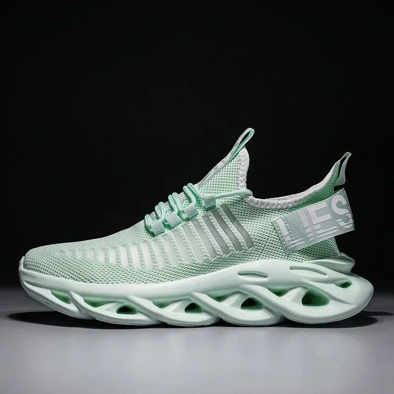 Unisex oddychające sneakersy do biegania – lekkie casualowe buty sportowe