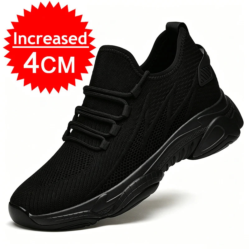 Men’s Height Increasing Sneakers – 10cm 8cm 6cm Elevator Casual Shoes
