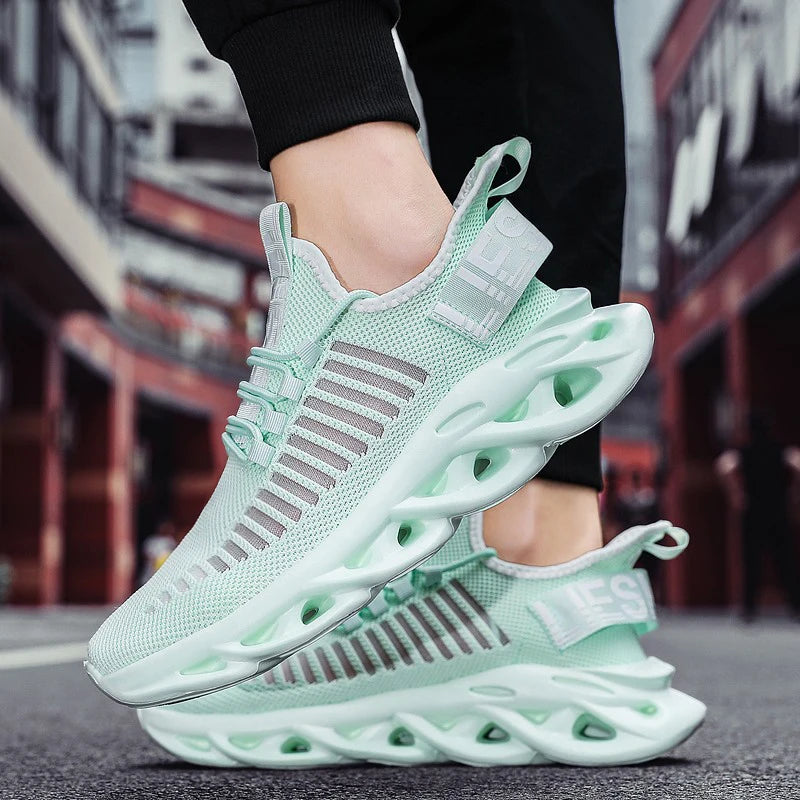Unisex oddychające sneakersy do biegania – lekkie casualowe buty sportowe Drugie zdjęcie produktu