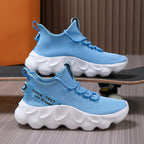 Męskie outdoorowe buty do wędrówek i biegania – lekkie casualowe sneakersy sportowe