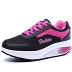 Damskie modne wulkanizowane sneakersy – lekkie buty na platformie do chodzenia
