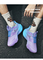 Męskie buty do biegania z karbonową płytką – lekkie sneakersy sportowe z poduszką powietrzną