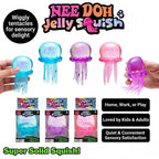 Zabawka antystresowa NeeDoh Jellyfish & Cube Squishy