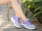 Damskie modne wulkanizowane sneakersy – lekkie buty na platformie do chodzenia