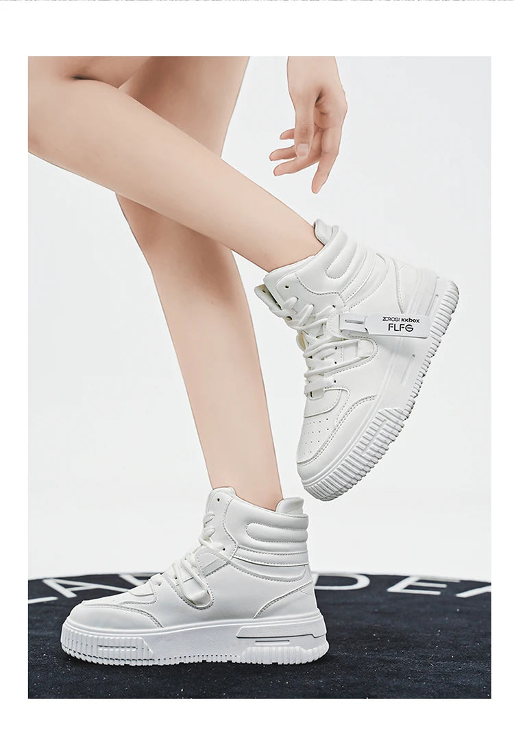 Miejskie wysokie casualowe sneakersy dla mężczyzn i kobiet