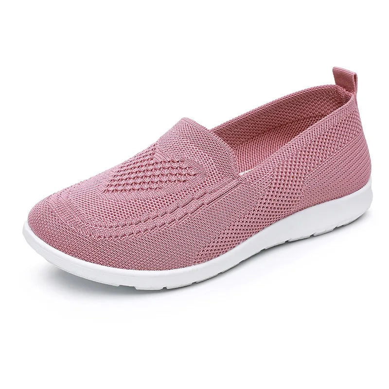 Damskie casualowe sneakersy – oddychające buty na wiosnę i lato, miękki niski krój, idealne do chodzenia na zewnątrz