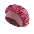 Dames satijnen haar bonnet – zijden slaapmuts met elastische band